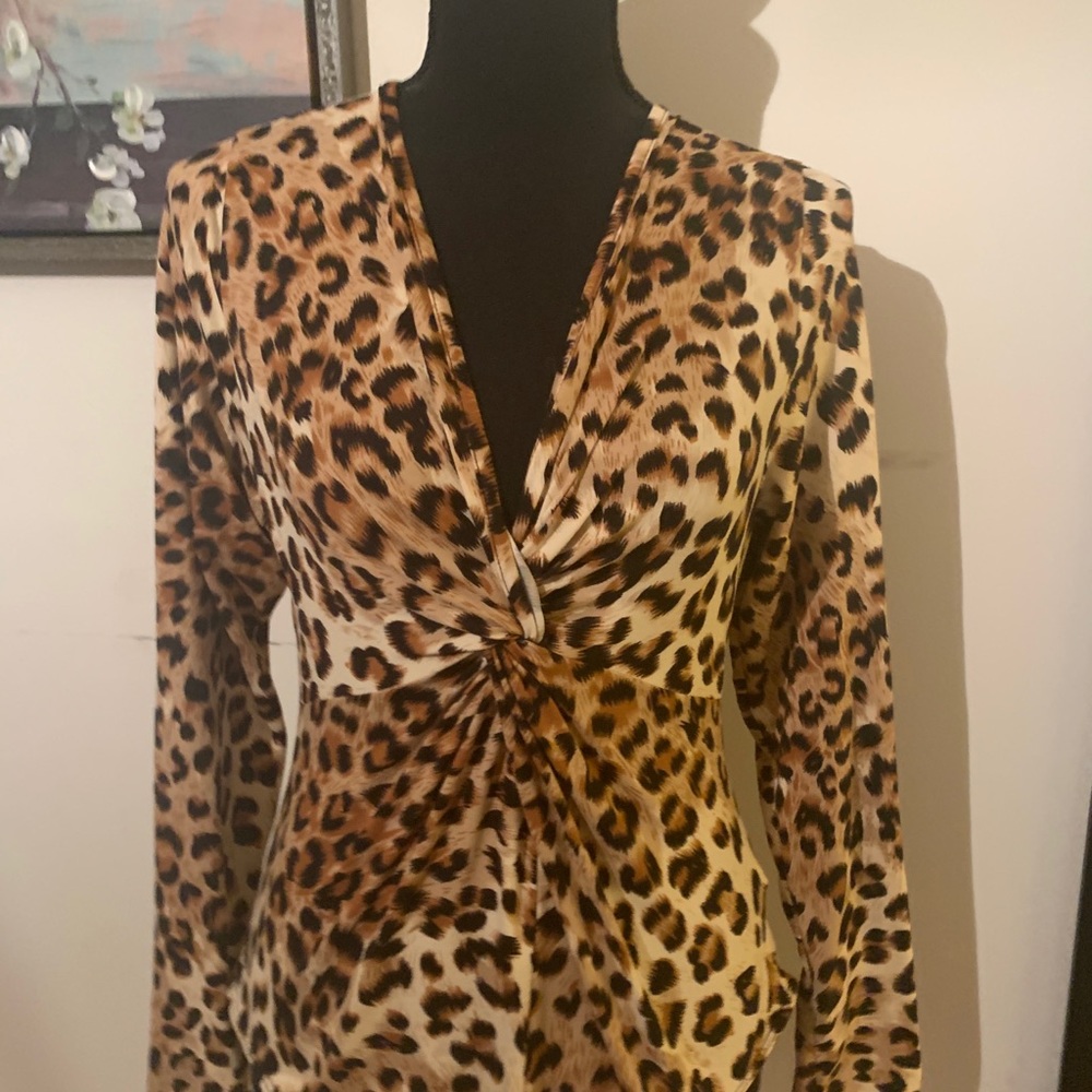 Cheetah print bodysuit